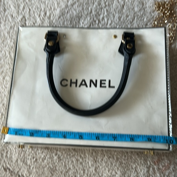Chanel White Shopping Bag 2 Way Bag - Picture 7 of 9